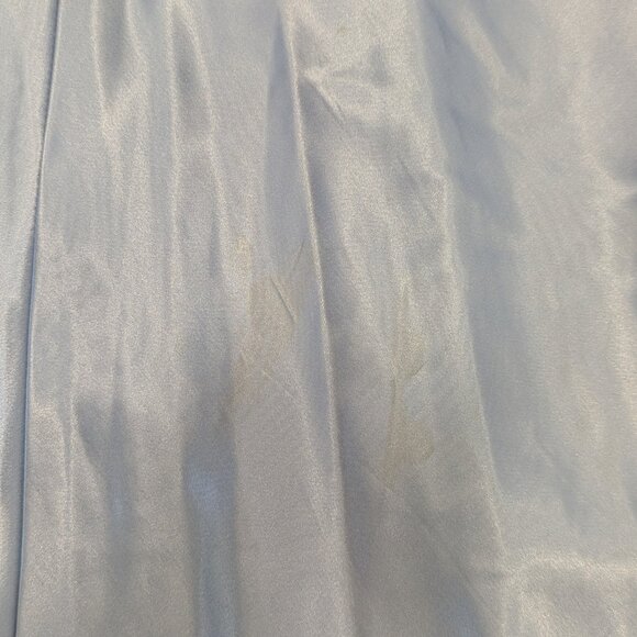 VTG Jump Apparel Y2K Blue Sequin Satin Gown Sz 5/6 Long Dress 90s Formal USA - Picture 8 of 10